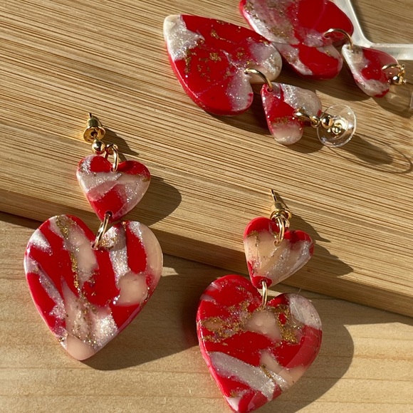 Polymer clay earrings - Picture 4 of 6